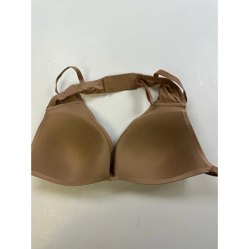 SKIMS Wireless Form T-Shirt Demi Bra | Size 34 C Bronze EUC - Picture 5 of 6
